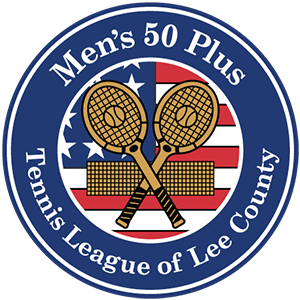 Men's 50 Plus Tennis League of Lee County logo